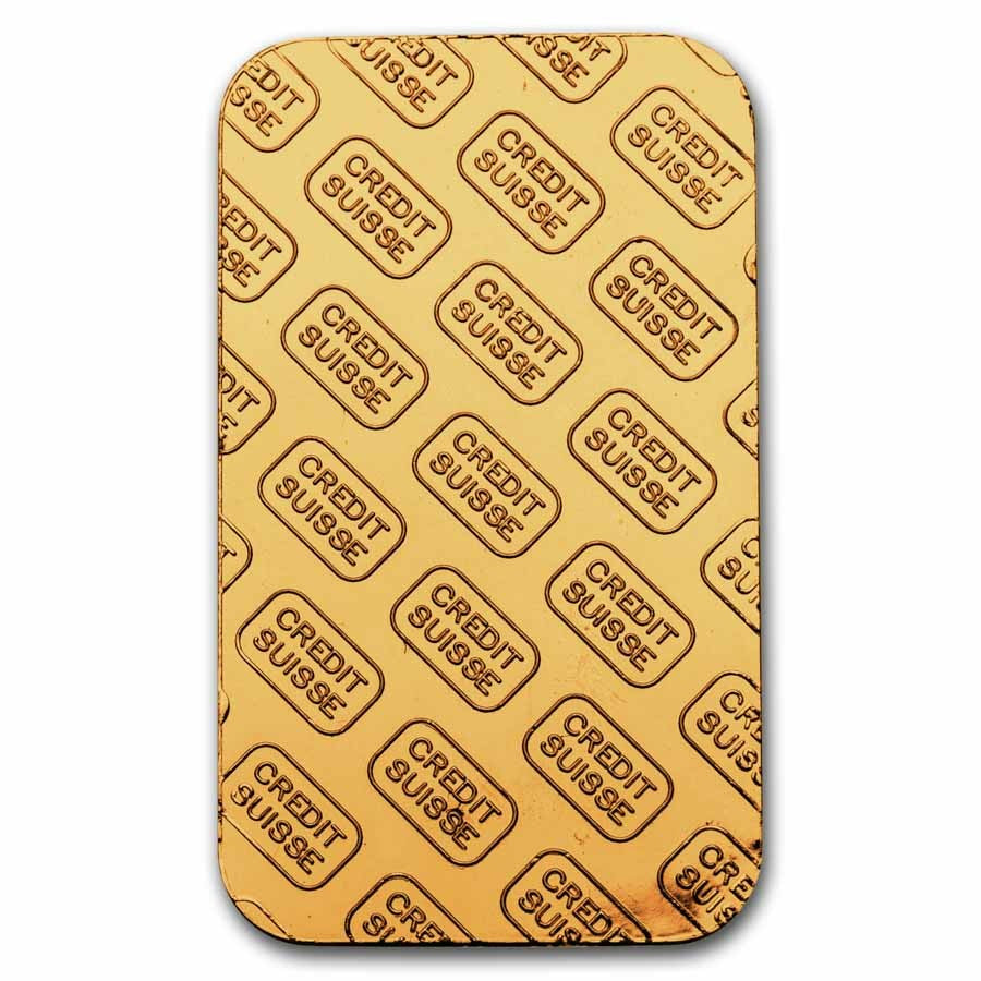 1 Oz Gold Bar - Secondary Market .9999 Fine Gold Bar Design Varies