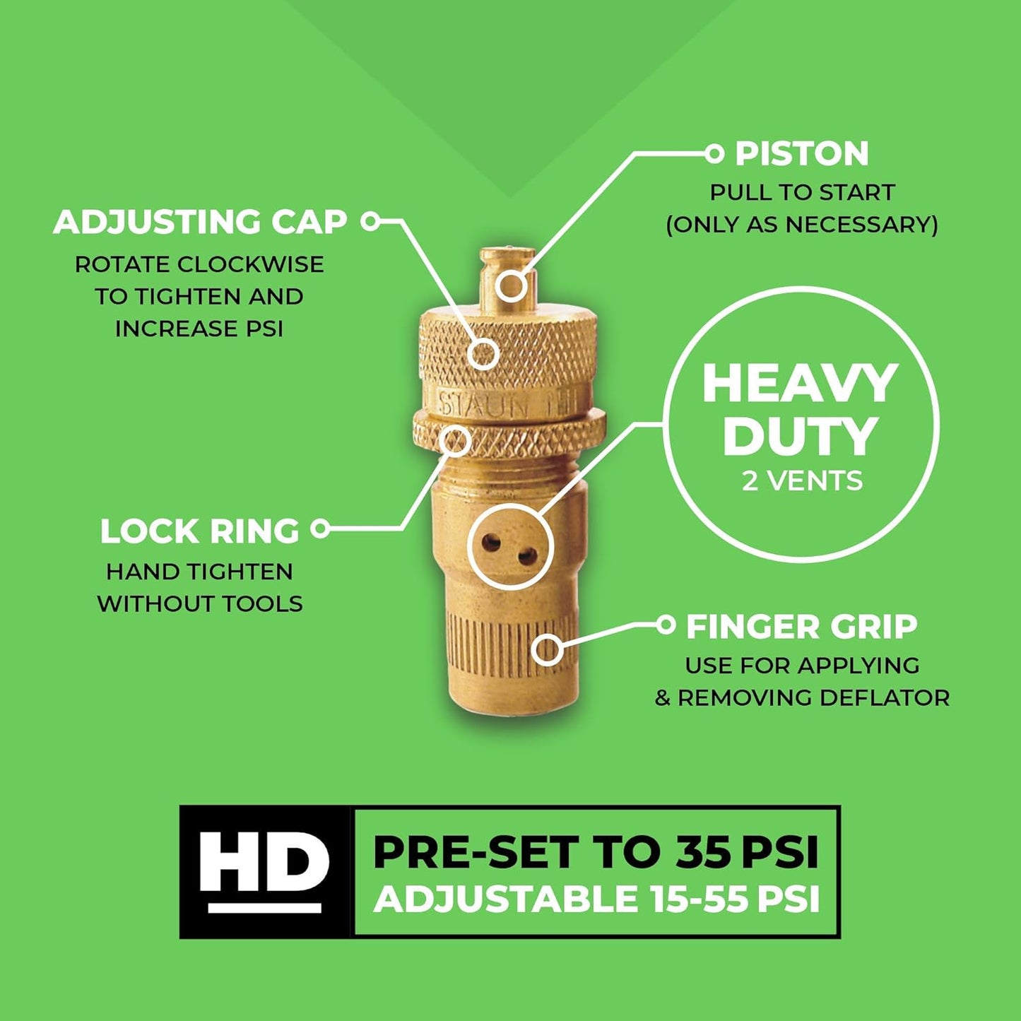 Get the Aussie Original Tyre Deflators! Automatically let your tires down to 15-55 PSI for the ultimate off-road adventure! 🚙💨 #TyreDeflators #OffRoadReady