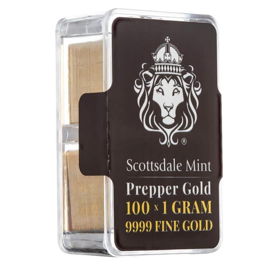 1 Gram Gold Bar by Scottsdale Mint .9999 Gold Bullion "Prepper Gold" #A551