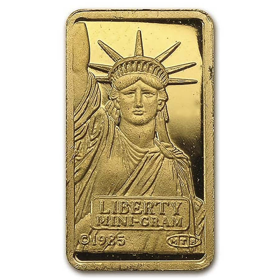 1 Gram Gold Bar - Secondary Market .9999 Fine Gold - Design Varies