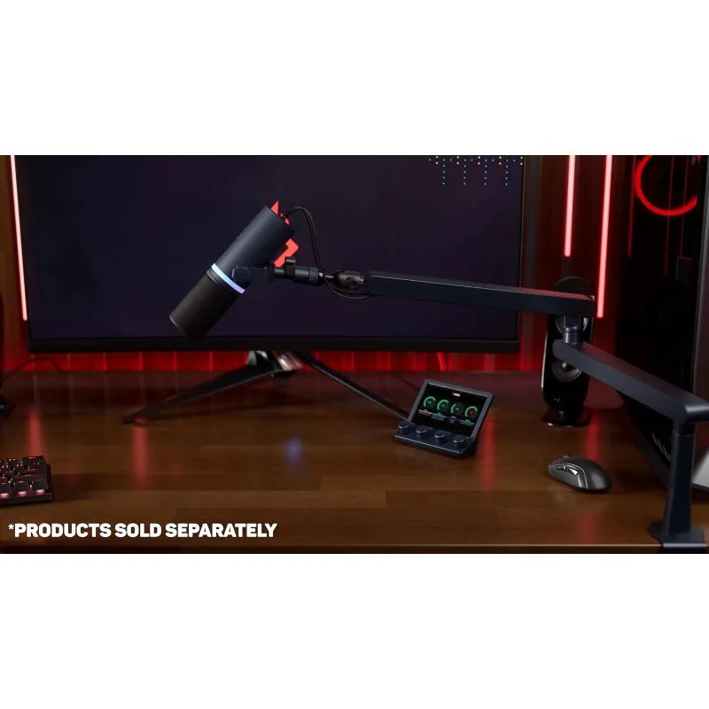 Windows and Macos Audio Mixer for Gaming or Work| 4-Channel Audio Control with 5" Full-Color Display & Precision Knobs