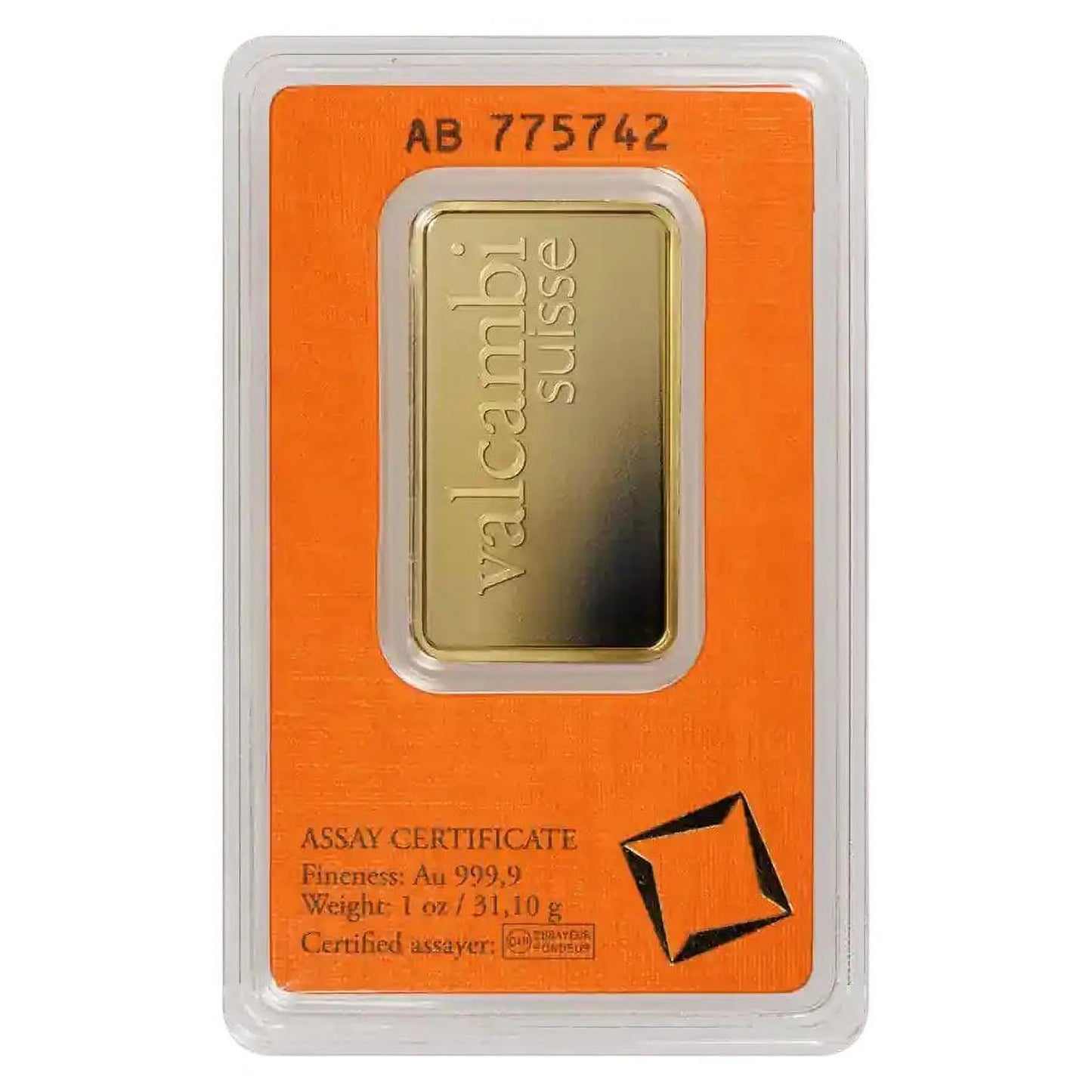 1 Oz Gold Bar W/ Assay Card - 2 Bars - Walmart