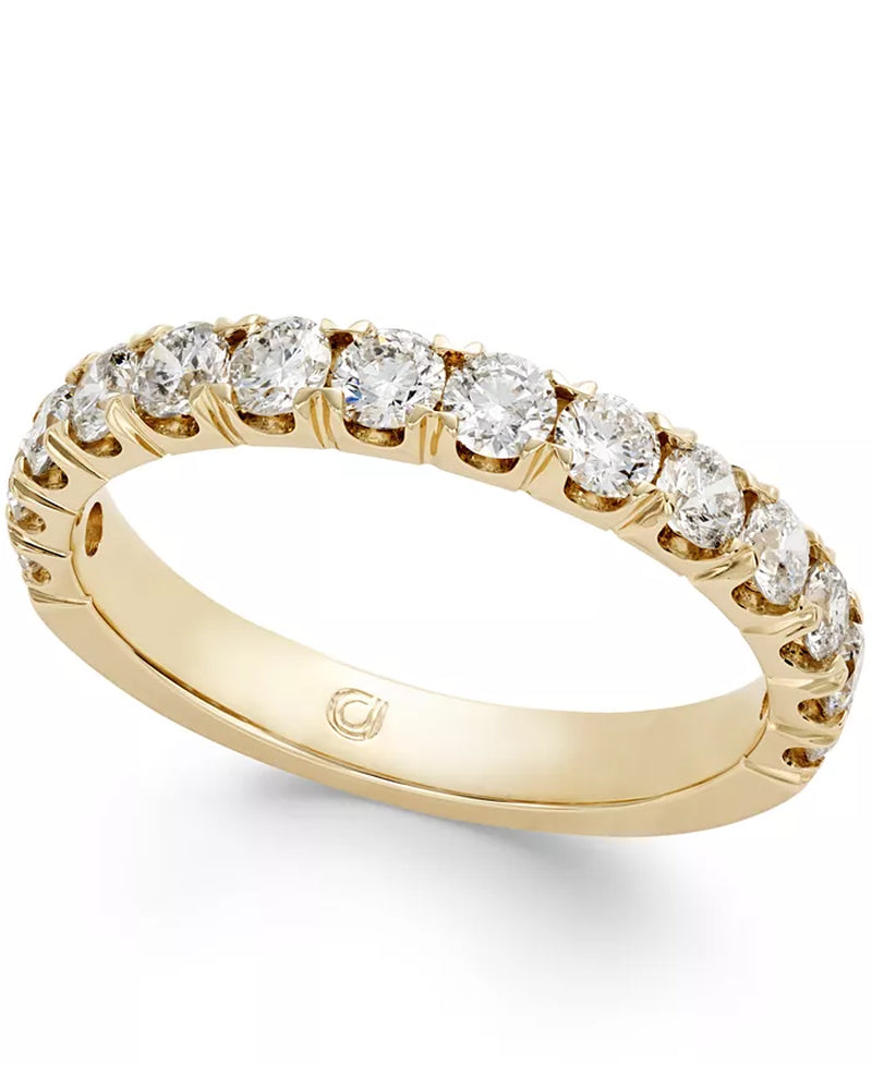 Pavã© Diamond Band Ring (1 Ct. T.W.) in 14K Gold, Rose Gold or White Gold