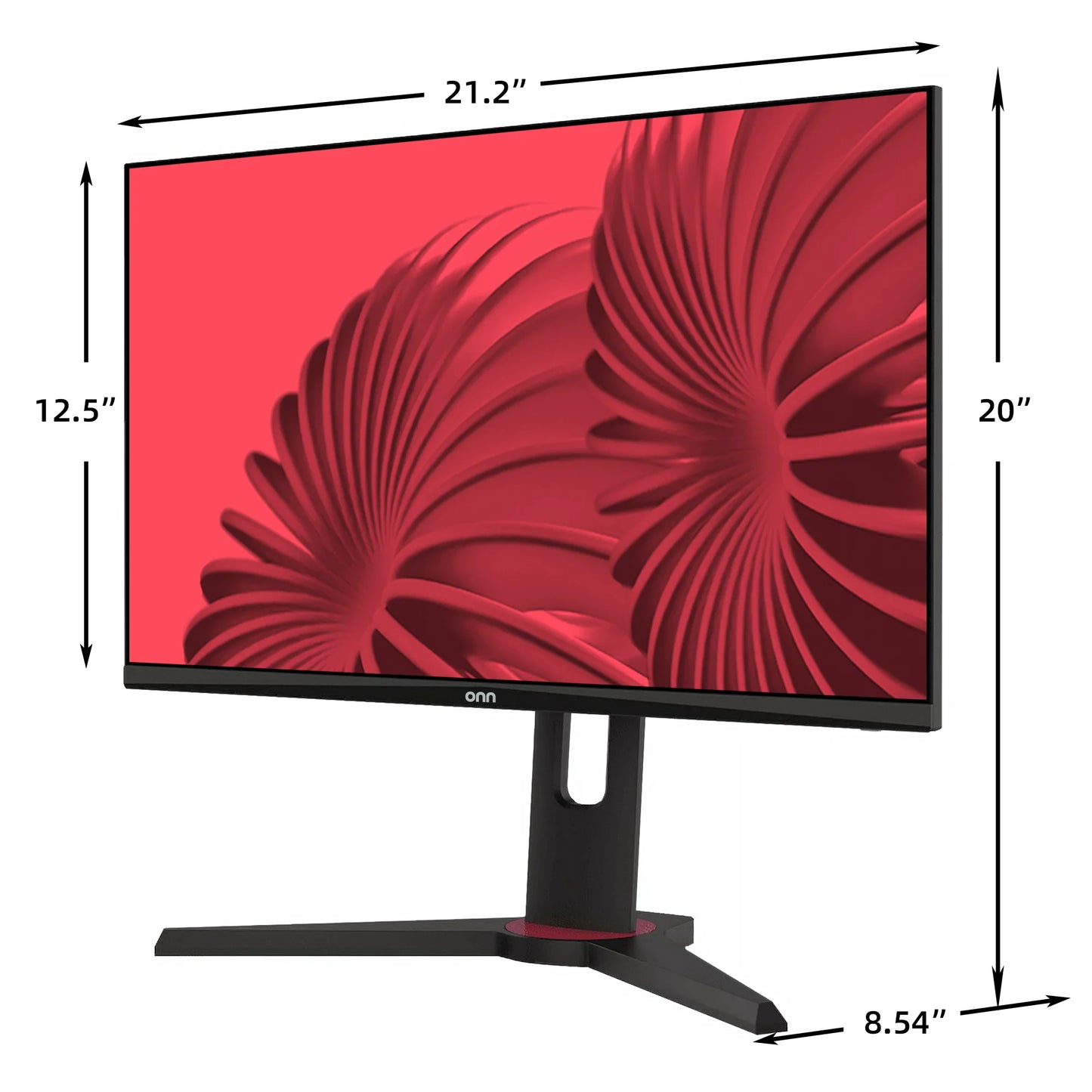 24" FHD (1920 X 1080P) 180Hz 1Ms Freesync Gaming Monitor with HDMI and DP Cables, Black