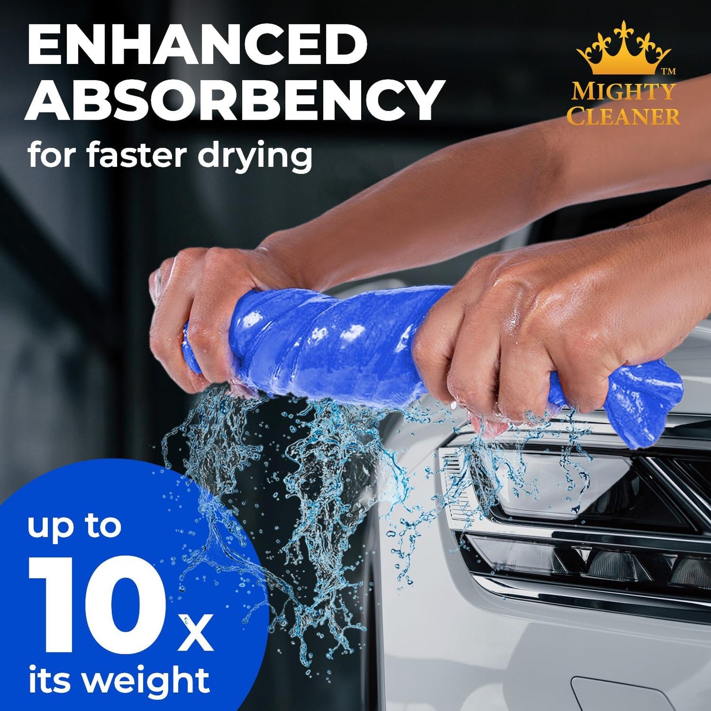 Upgrade Your Car Care Game with Our Super Absorbent Premium Shammy Cloth! 🚗✨ 26”X7” - Scratch-Free, Reusable & Soft! #CarDetailing #ShammyCloth