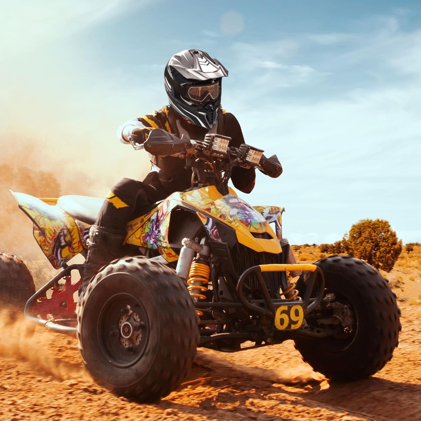 Get Ready to Ride! 🏍️💨 Check Out Our DOT Approved Full Face Offroad Dirt Bike Helmet for Ultimate Protection in Motocross, ATV, and BMX Adventures! #DirtBike #Motocross #SafetyFirst