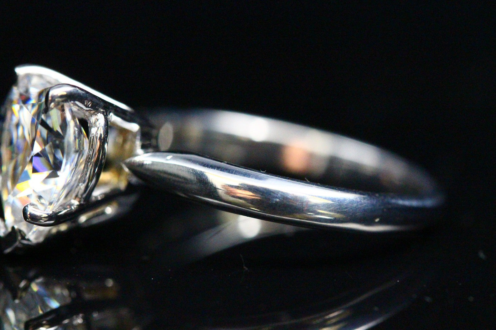 1.50 Ct Heart Cut Solitaire Engagement Wedding Promise Ring Solid 14K White Gold