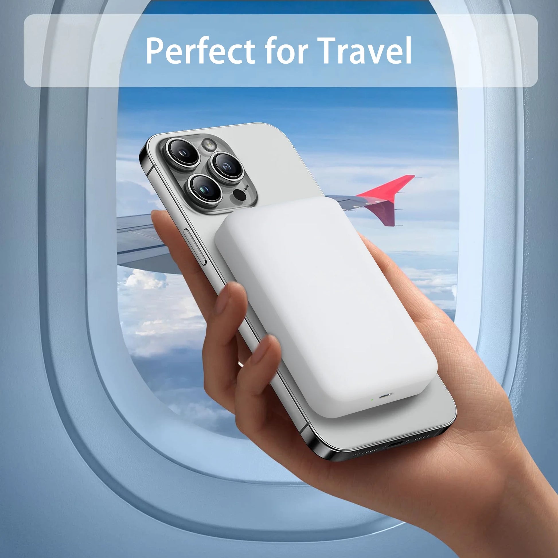 Magnetic Power Bank 10000mAh - Fast 22W Wireless Charger for iPhone 16/15/14/13/12 Series