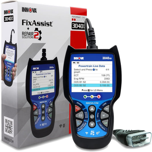 Unlock Your Car's Secrets with the 3040RS OBD2 Scanner! 🚗💡 Get Live Data, Test Battery & Alt, Reset Lights, and Access Free Mechanic Tips & Estimates! 🔧✨ Upgrade & Stay Updated for Free!