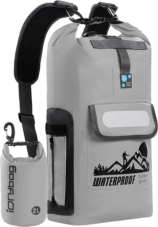 Stay Dry on Your Adventures! 🌊💧 Check Out Our Waterproof Floating Dry Bag Backpacks - Available in 20L, 30L, and 40L! Perfect for Every Explorer! 🏞️🎒