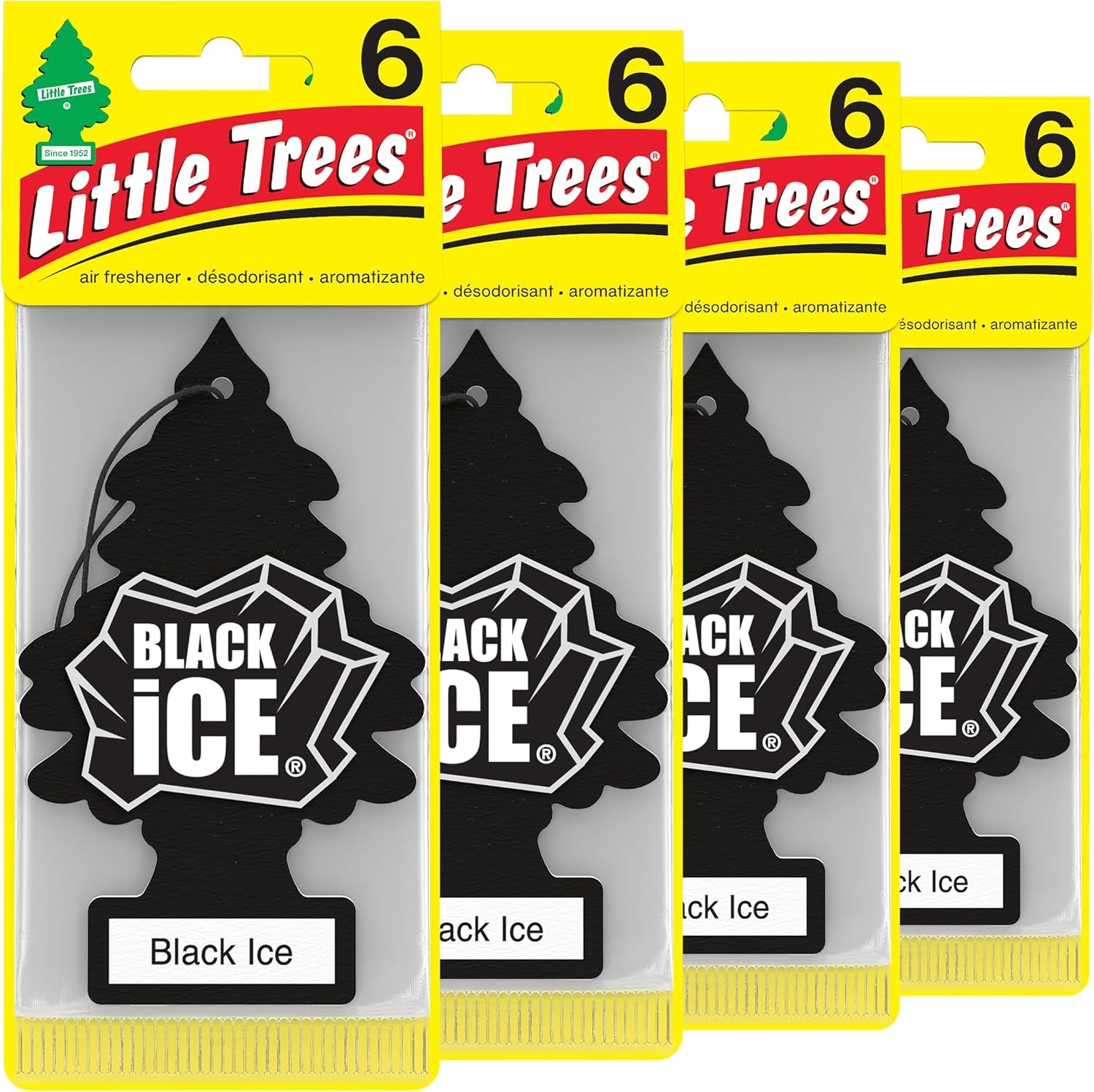 Transform your ride with our Black Ice Hanging Tree Air Fresheners! Enjoy long-lasting freshness for your car or home. Grab 24 pack now! 🌲✨ #CarFreshener #HomeScent
