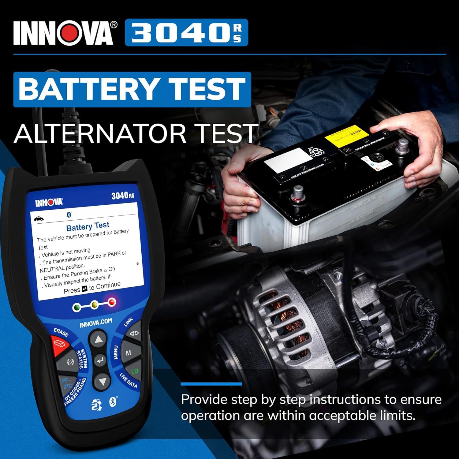 Unlock Your Car's Secrets with the 3040RS OBD2 Scanner! 🚗💡 Get Live Data, Test Battery & Alt, Reset Lights, and Access Free Mechanic Tips & Estimates! 🔧✨ Upgrade & Stay Updated for Free!