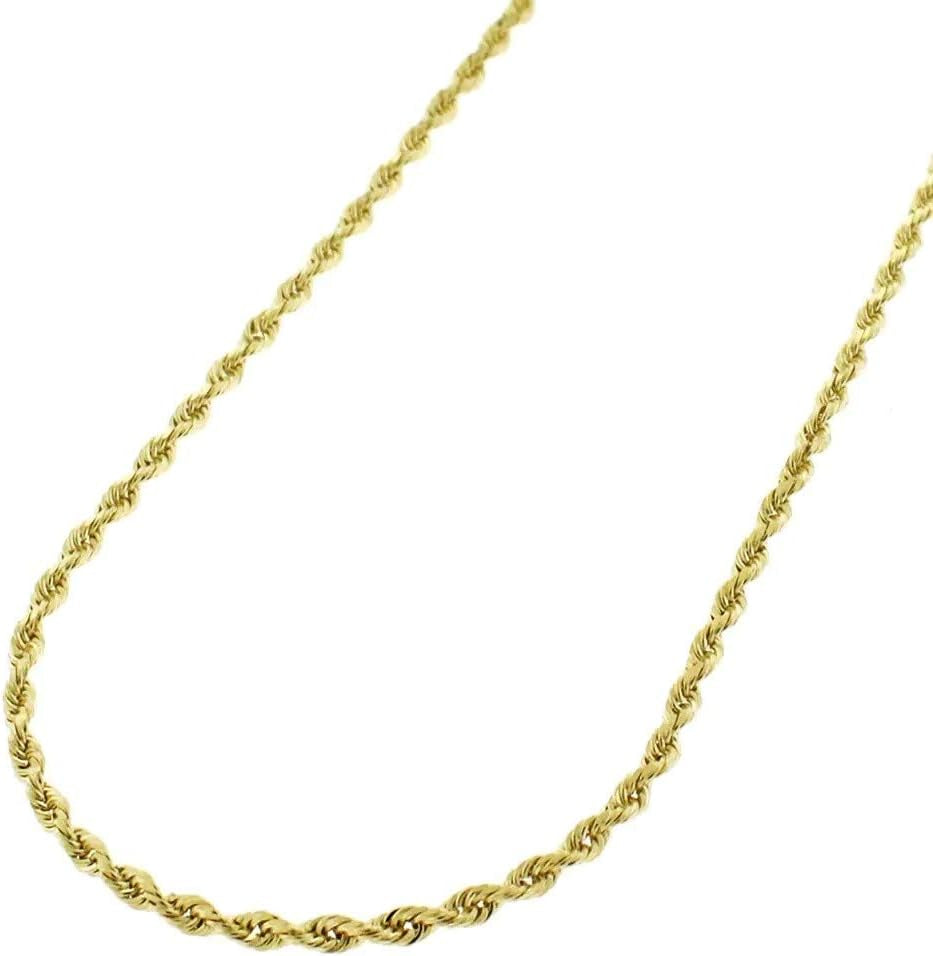 18K Gold 1.5MM Diamond Cut Rope Chain Necklace, 18K Gold Rope Chain, 18K Gold Necklaces,18K Gold Chain Gold Dainty Necklace, Real 18K Gold Chain, 16-30