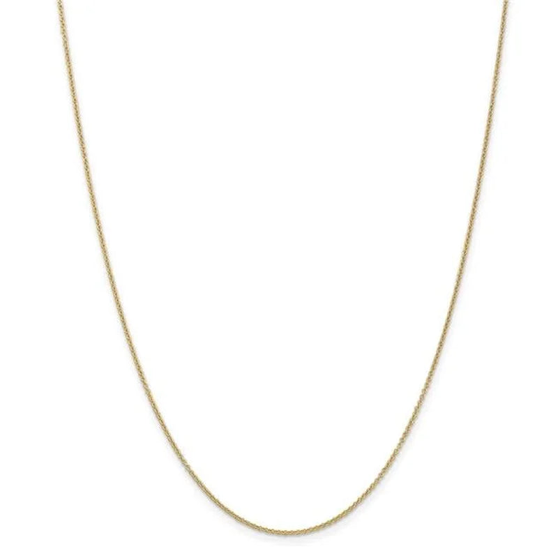 14K Yellow Gold 1.2Mm Cable Chain