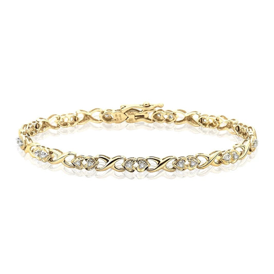 Tennis Bracelet in 10K Gold