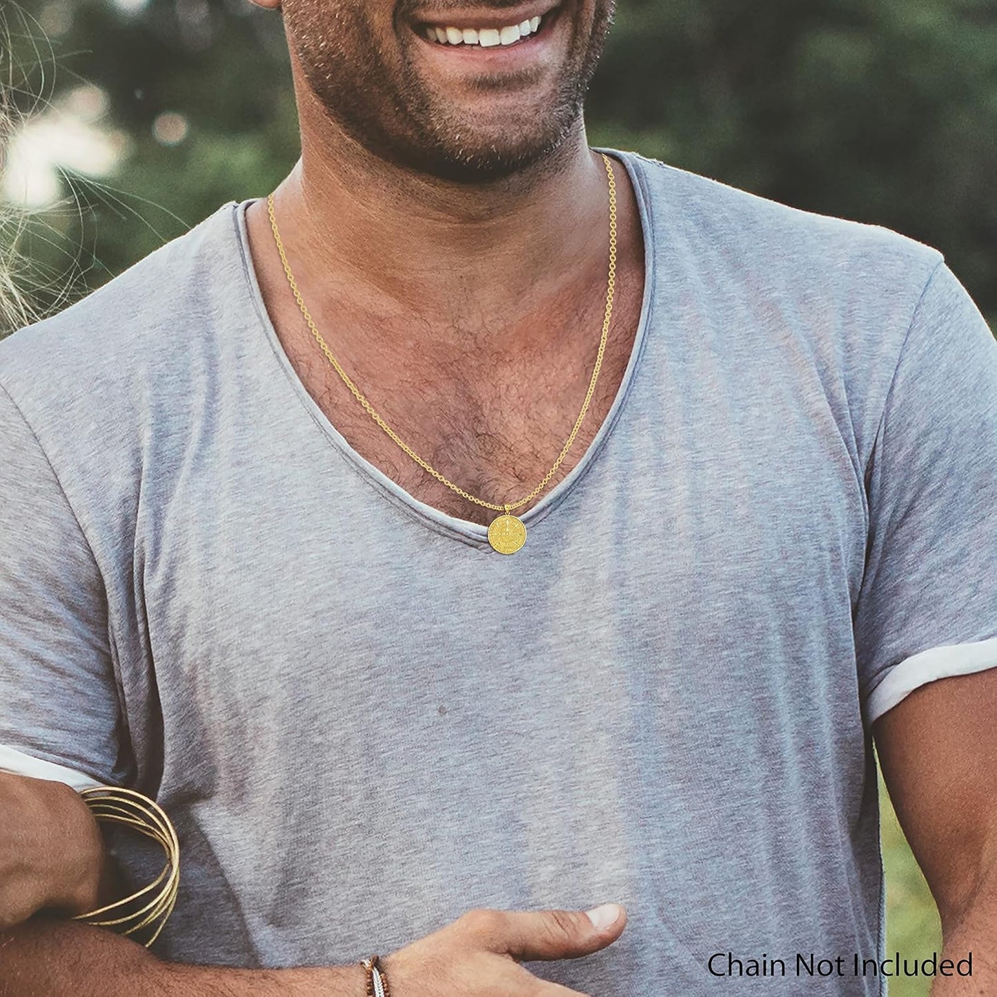 Exquisite 10K Yellow Gold Aztec Mayan Calendar Charm Pendant - Available in Three Distinct Sizes