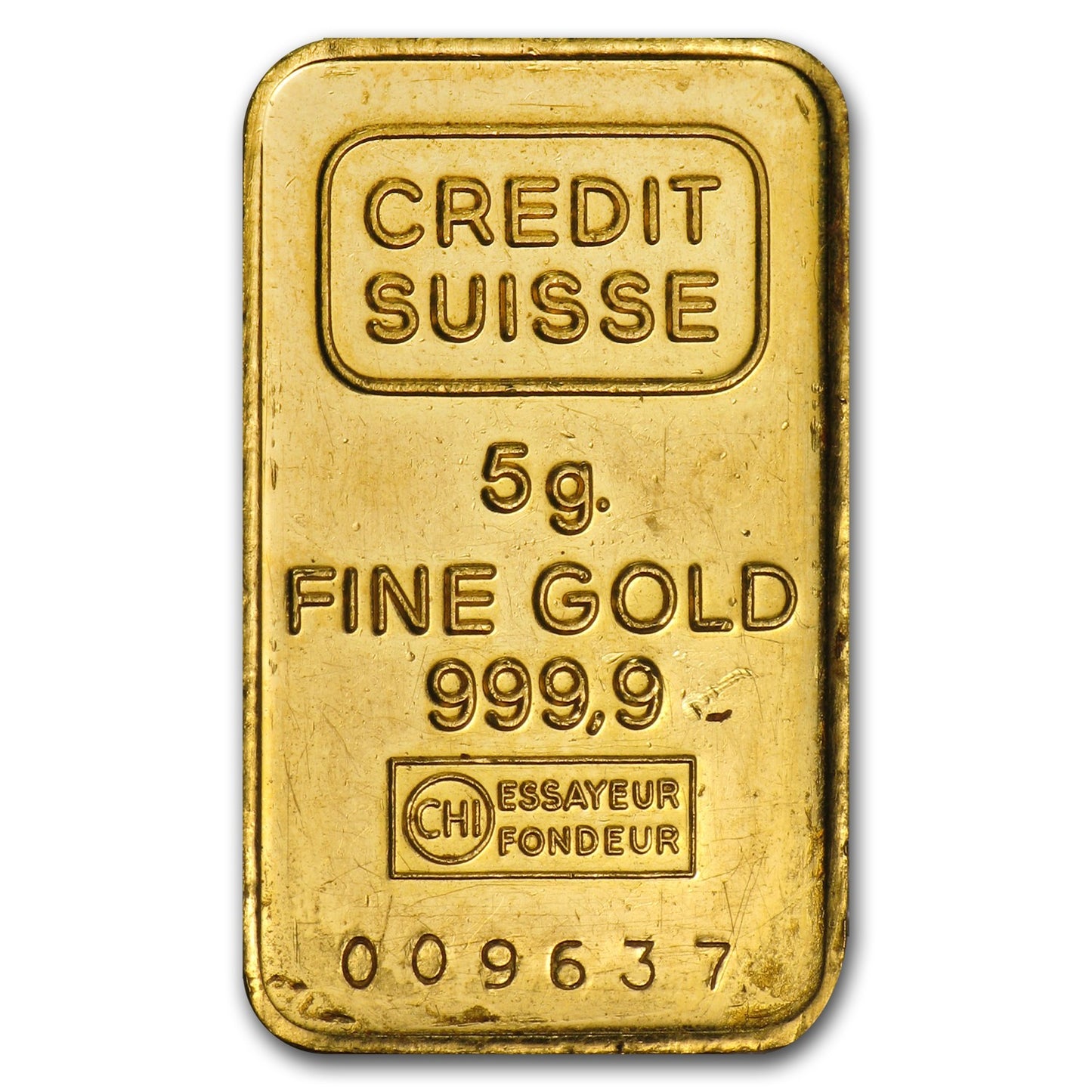 5 Gram Gold Bar - Secondary Market .9999 Fine Gold - Design Varies