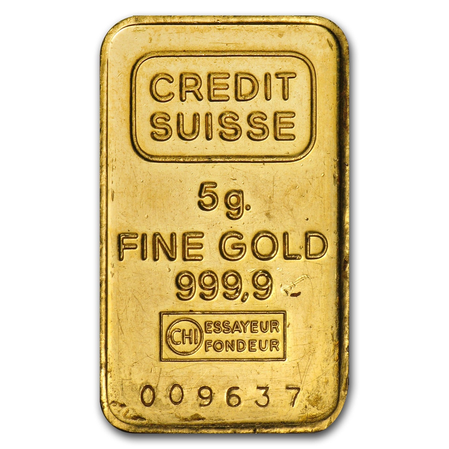 5 Gram Gold Bar - Secondary Market .9999 Fine Gold - Design Varies