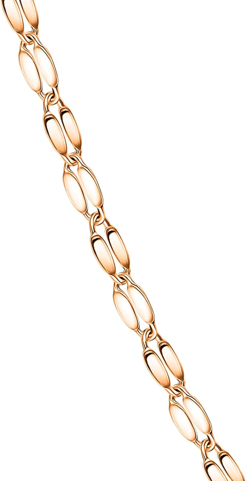 14K Solid Gold 2.0MM Diamond Cut Mirror Chain Necklace -Choose Your Color - Unisex Sizes 16"-30"