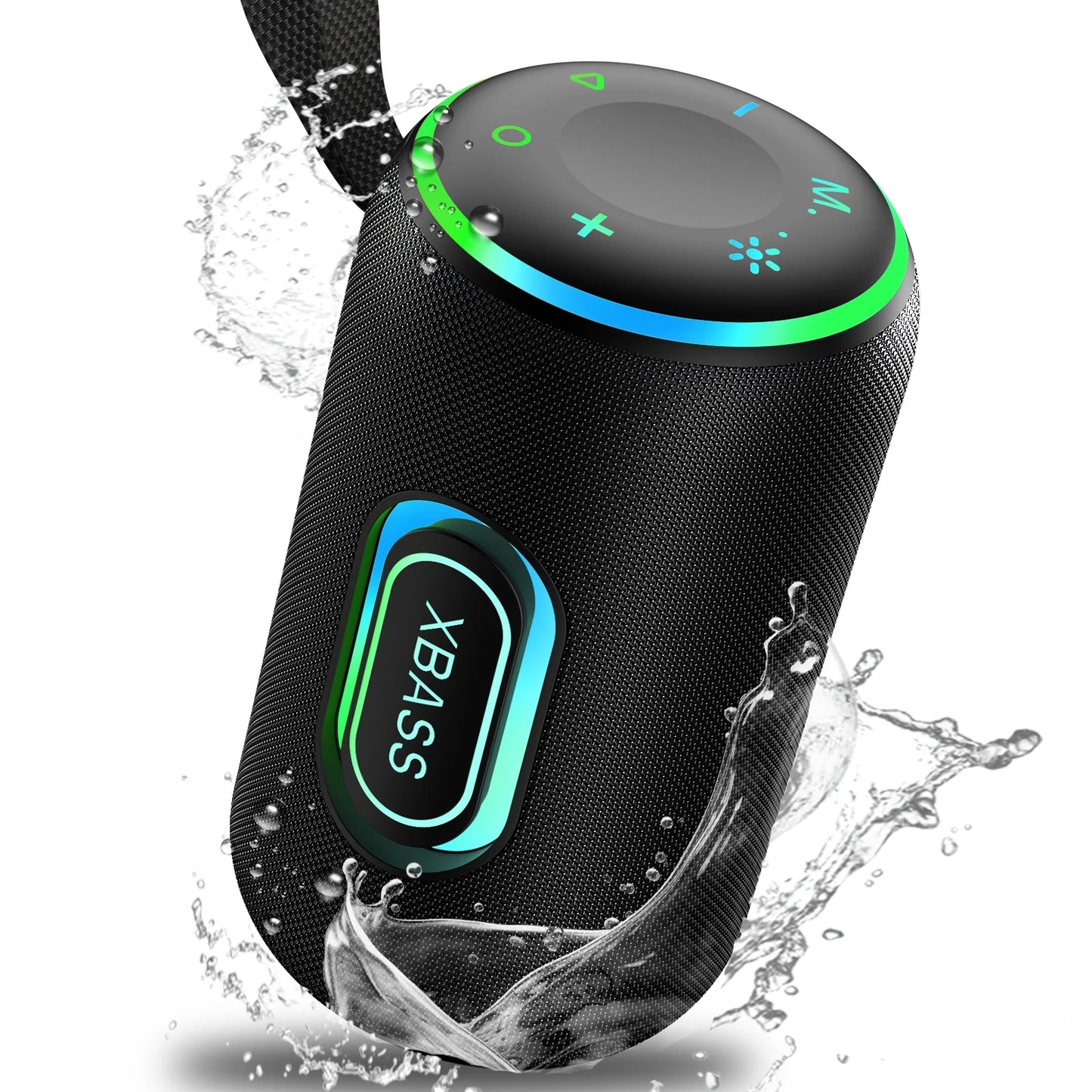 Experience Ultimate Sound with Our IPX7 Waterproof Portable Bluetooth Speaker - 35W Stereo Sound, 30 Hours Playtime, and Dynamic RGB Lights for Your Outdoor Adventures and Parties!