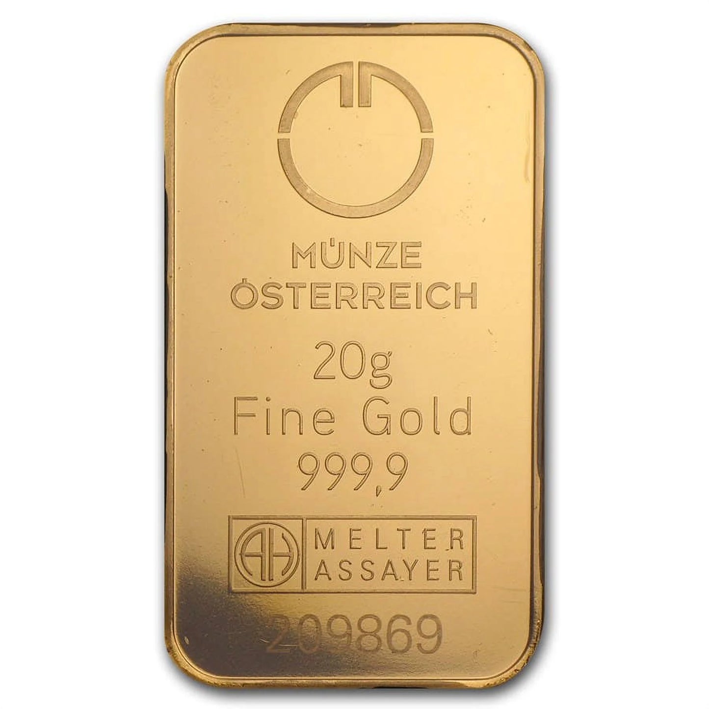 20 Gram Gold Bar - (In Assay)