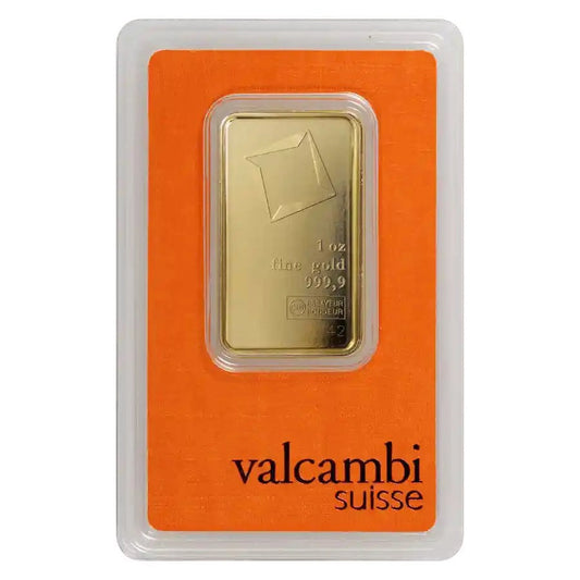 1 Oz Gold  Bar W/ Assay Card