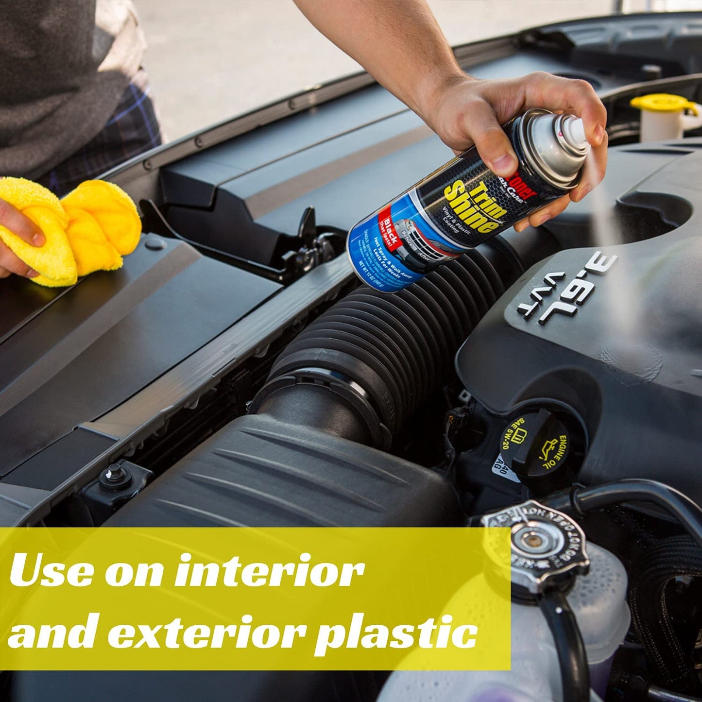 Revive Your Ride with Trim Shine! 12-Pack of Vinyl & Plastic Protectant Coating for a Stunning Shine and Ultimate Protection! 🌟🚗