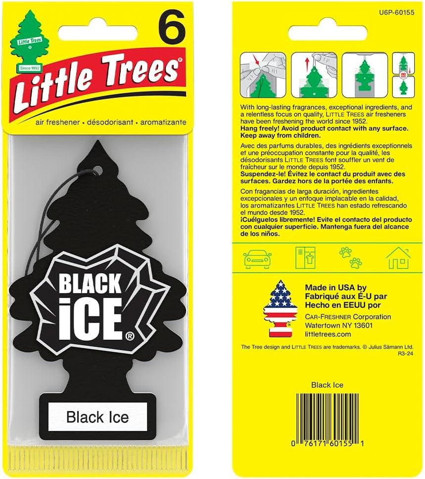 Transform your ride with our Black Ice Hanging Tree Air Fresheners! Enjoy long-lasting freshness for your car or home. Grab 24 pack now! 🌲✨ #CarFreshener #HomeScent