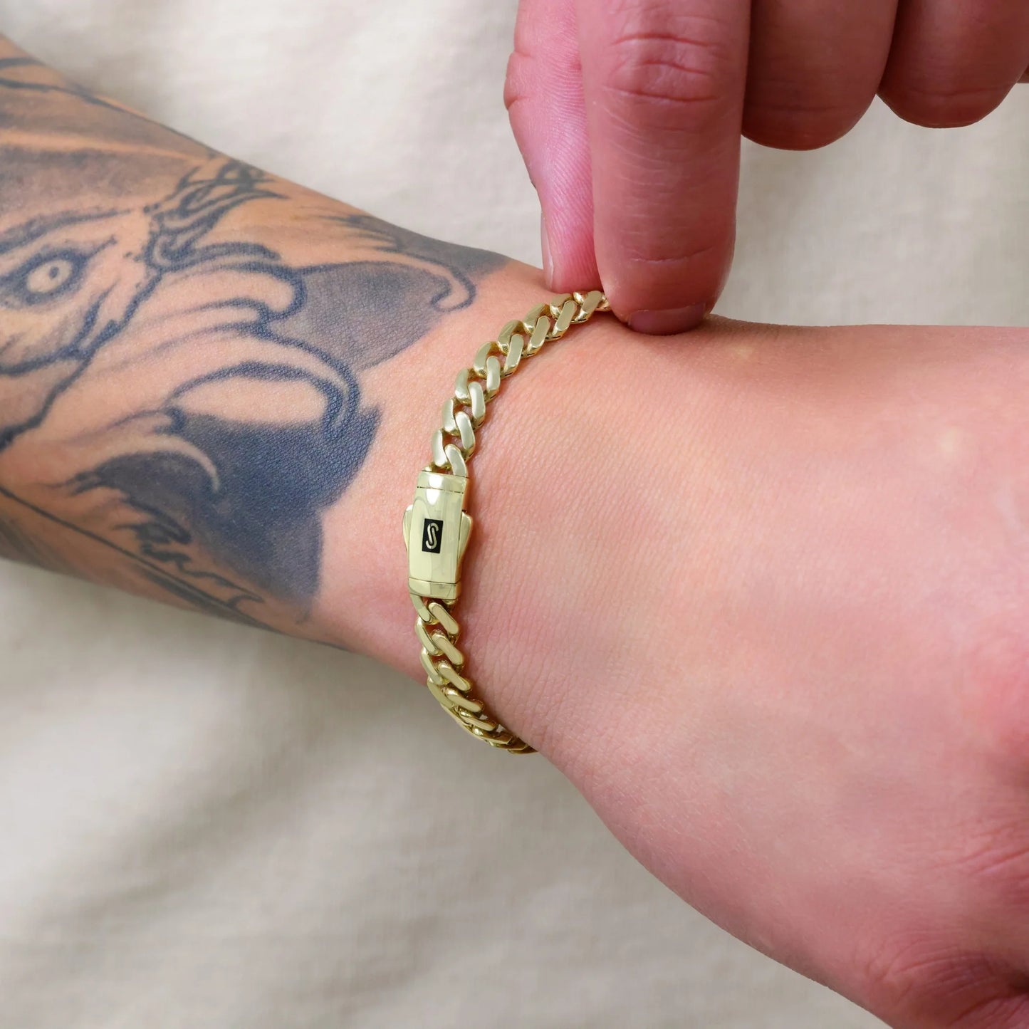 Exquisite 14K Yellow Gold Royal Monaco 6Mm Miami Cuban Link Bracelet - Timeless Italian Jewelry for Men & Women (7"-9")