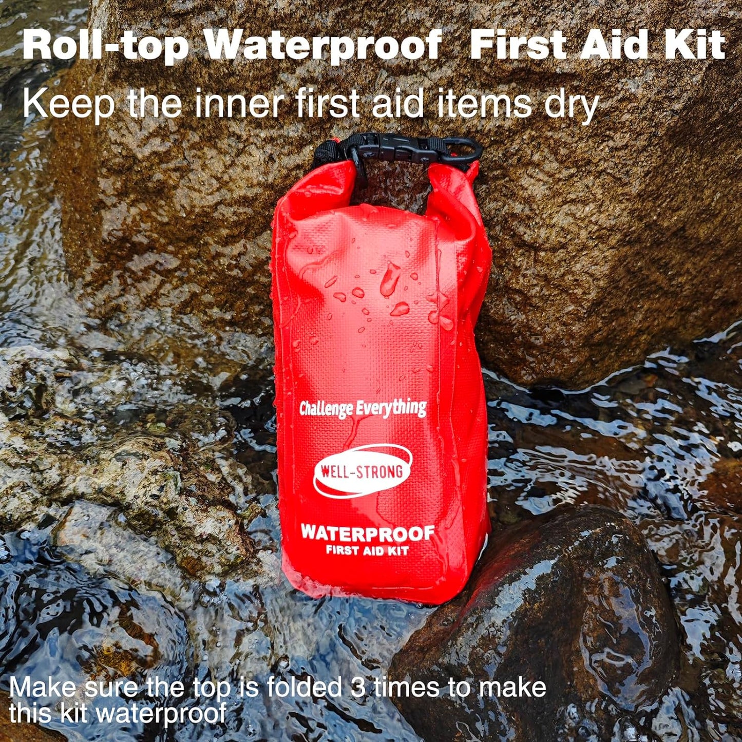 Stay Safe on the Water! 🌊🚤 Grab our Waterproof First Aid Kit for all your Fishing, Kayaking, and Beach Adventures! 🏖️🩹 #OutdoorEssentials #SafetyFirst