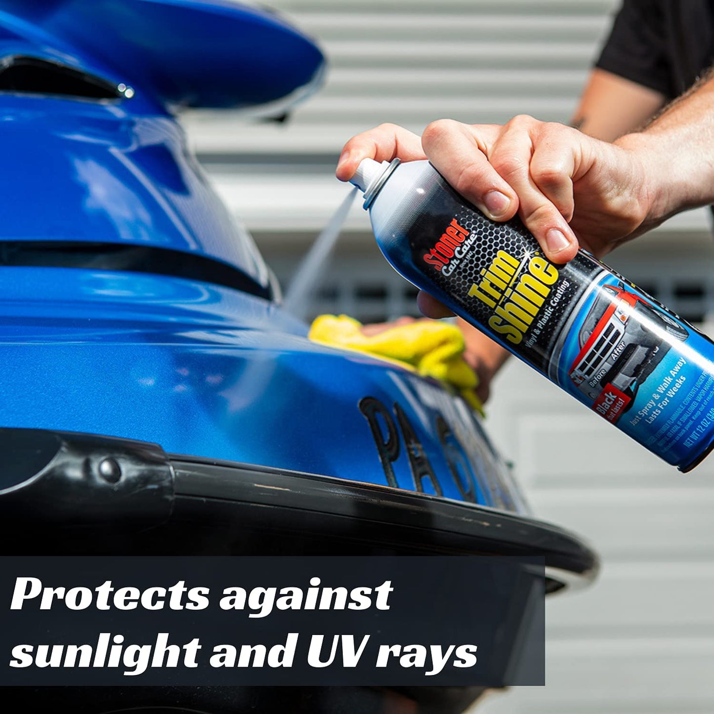 Revive Your Ride with Trim Shine! 12-Pack of Vinyl & Plastic Protectant Coating for a Stunning Shine and Ultimate Protection! 🌟🚗