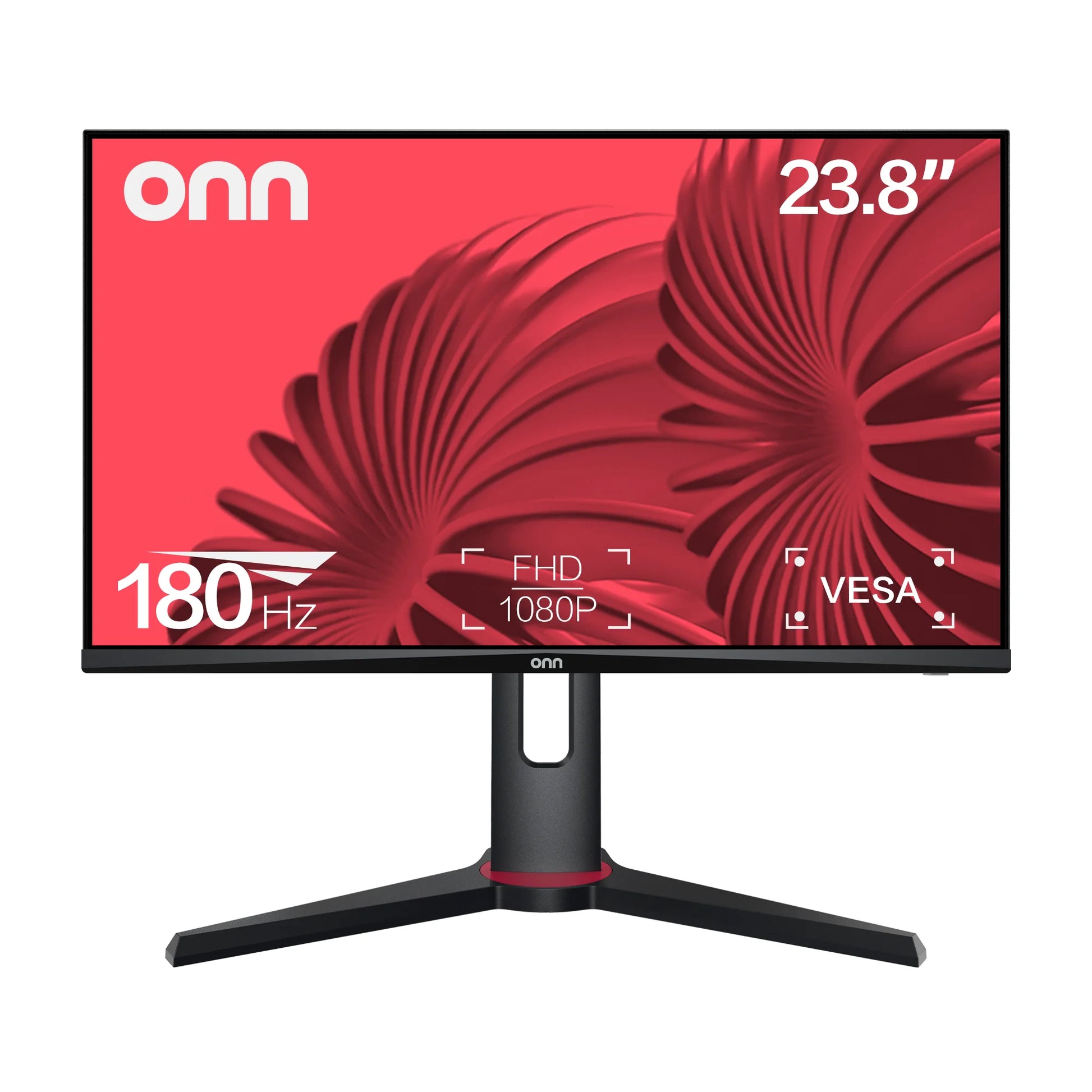 24" FHD (1920 X 1080P) 180Hz 1Ms Freesync Gaming Monitor with HDMI and DP Cables, Black