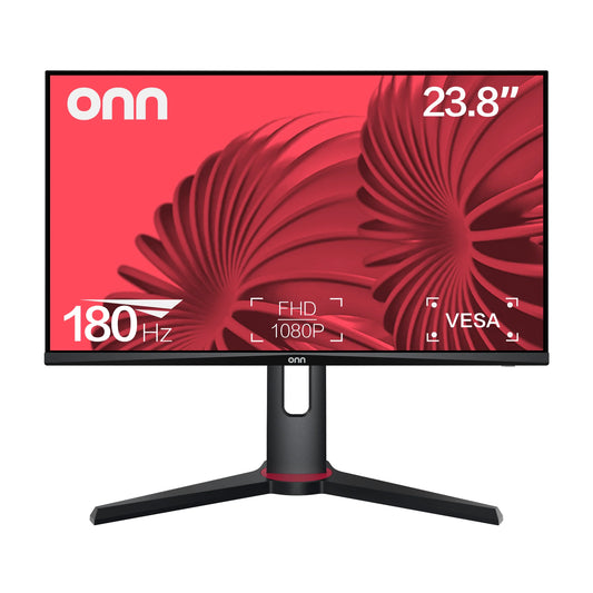 24" FHD (1920 X 1080P) 180Hz 1Ms Freesync Gaming Monitor with HDMI and DP Cables, Black