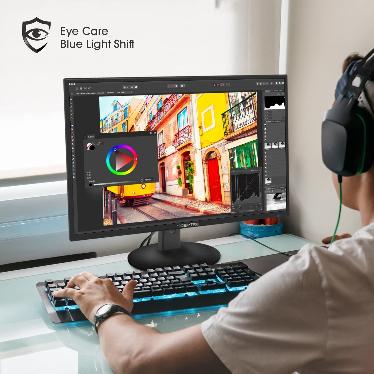 Transform Your Gaming Experience with the E249W-19203R 24" FHD LED Monitor – 75Hz Refresh Rate, Dual HDMI, VGA, and Built-In Speakers in Stylish Black!