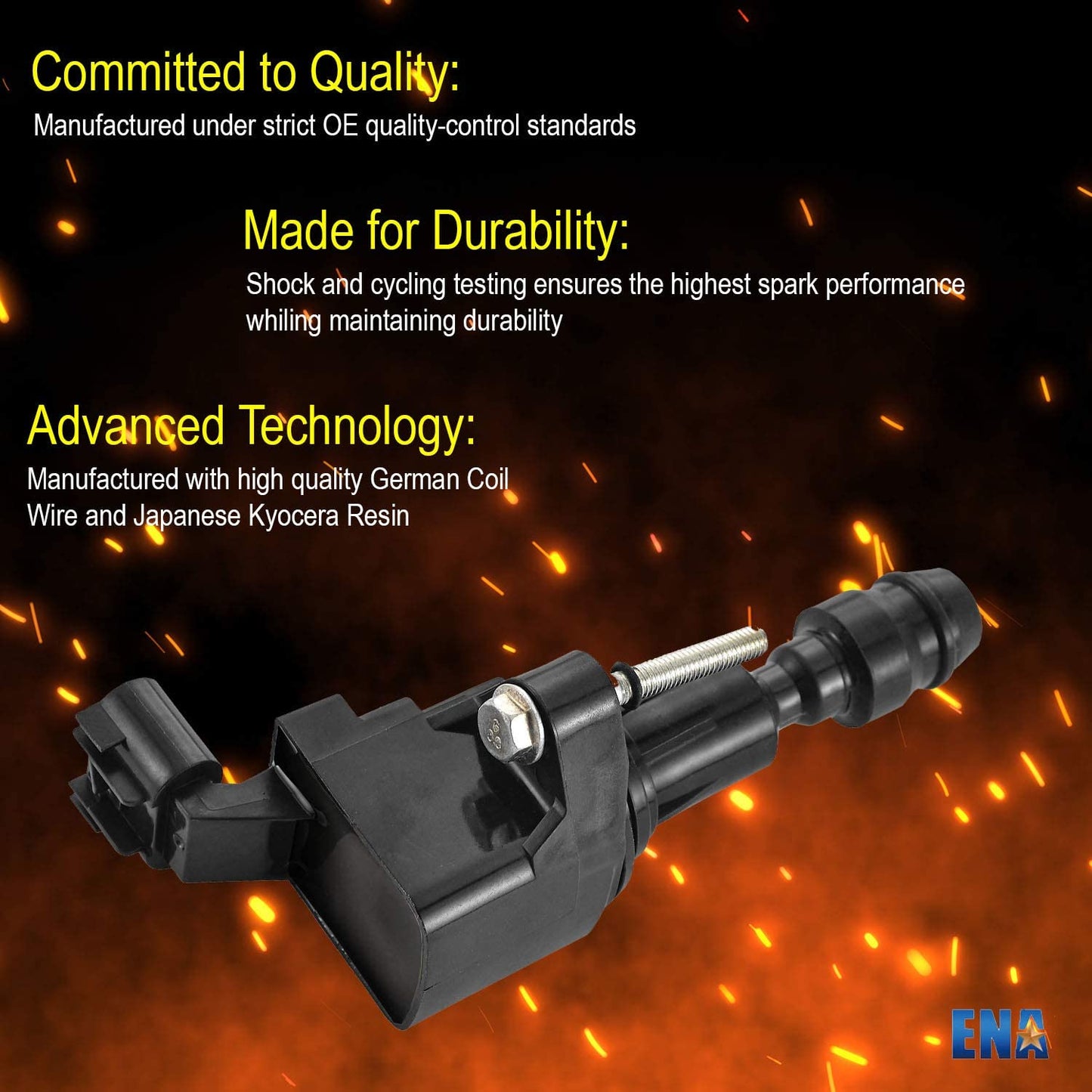 Rev up your ride! 🚗💨 Grab this Set of 4 Ignition Coil Packs for Chevy, GMC, Pontiac, Saturn, Malibu, and HHR! 🔥 #CarParts #AutoUpgrade