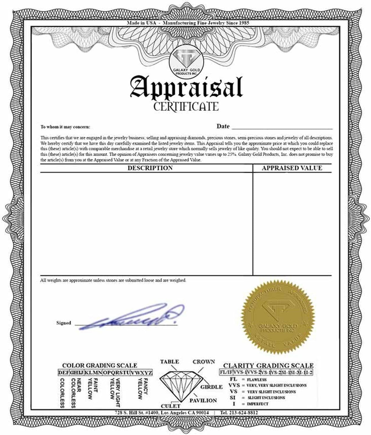 5 CTW 14K Solid White Gold Necklace with Natural Sapphires and Freshwater-Cultured Pearl