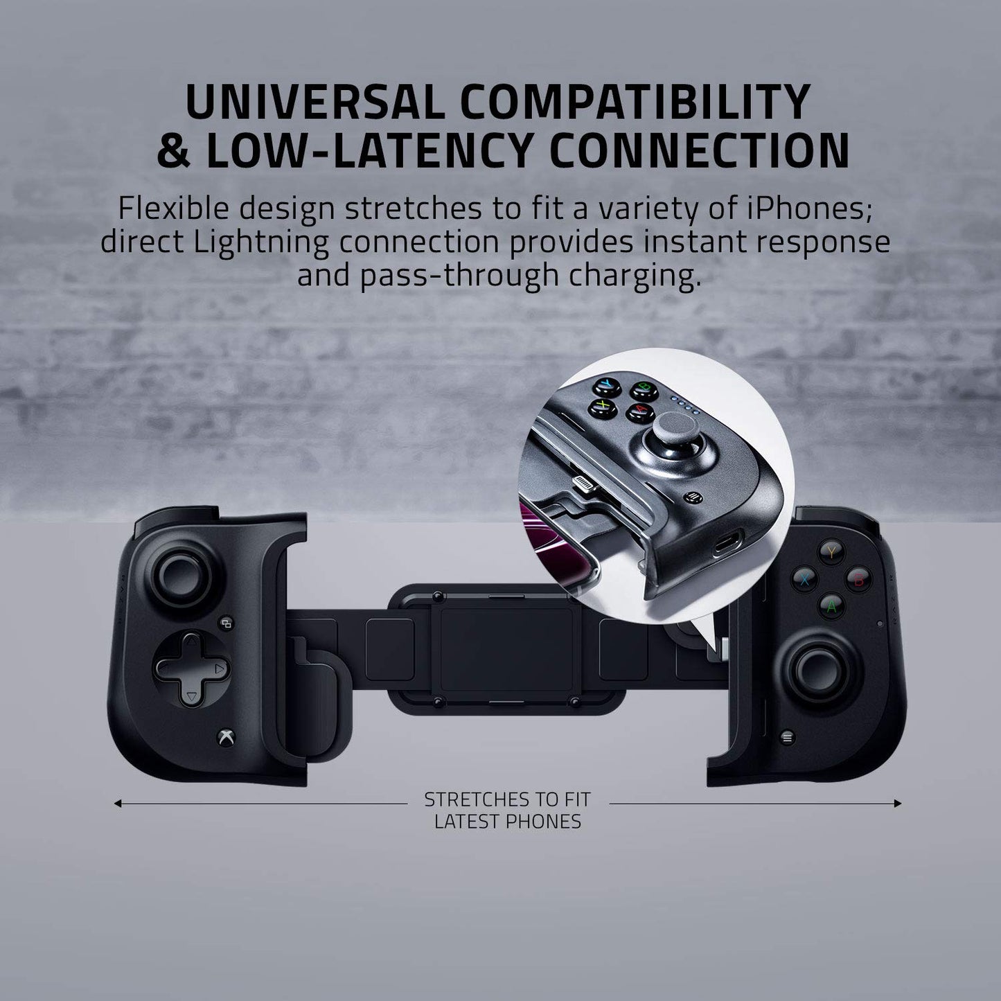 Elevate Your Mobile Gaming Experience with the Kishi Controller for iPhone - Compatible with iPhone X, 11, 12, 13 & More! Perfect for Apple Arcade, Amazon Luna, and Google Stadia!