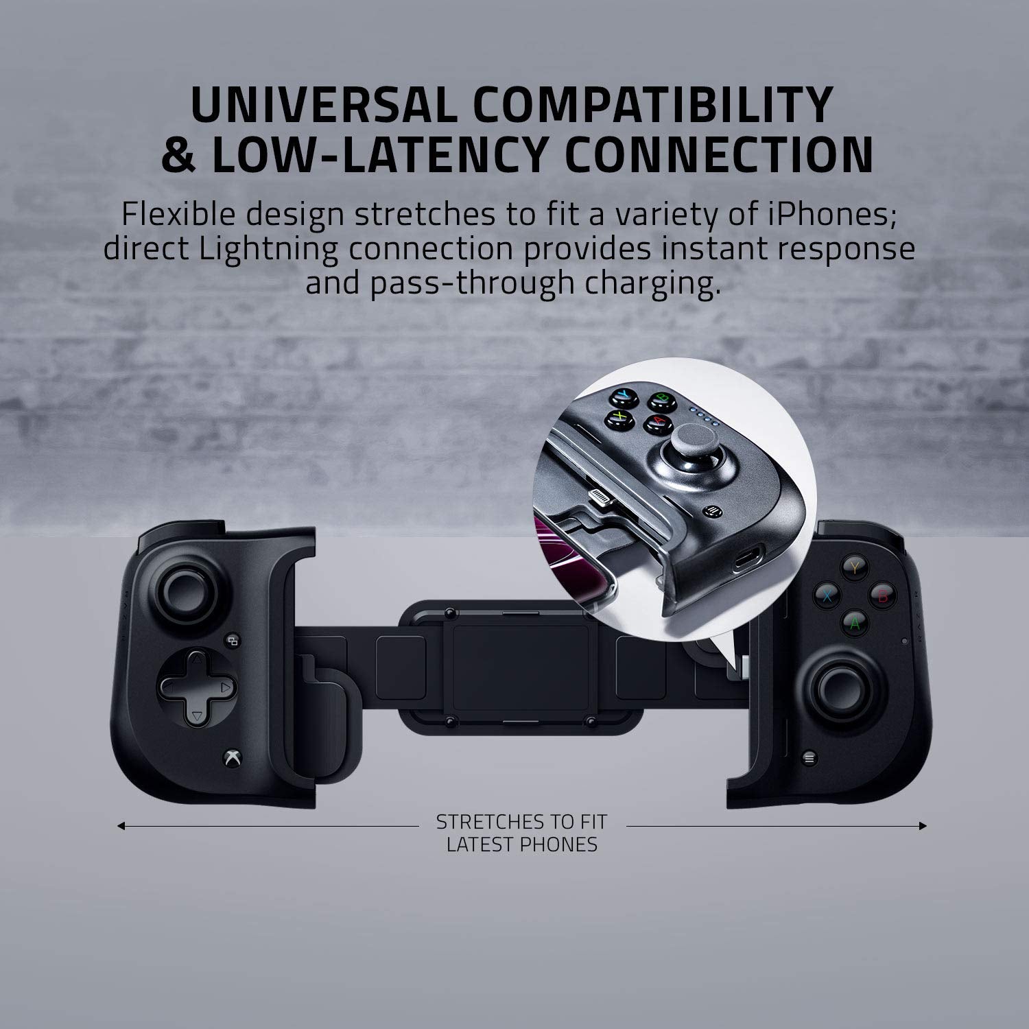 Elevate Your Mobile Gaming Experience with the Kishi Controller for iPhone - Compatible with iPhone X, 11, 12, 13 & More! Perfect for Apple Arcade, Amazon Luna, and Google Stadia!