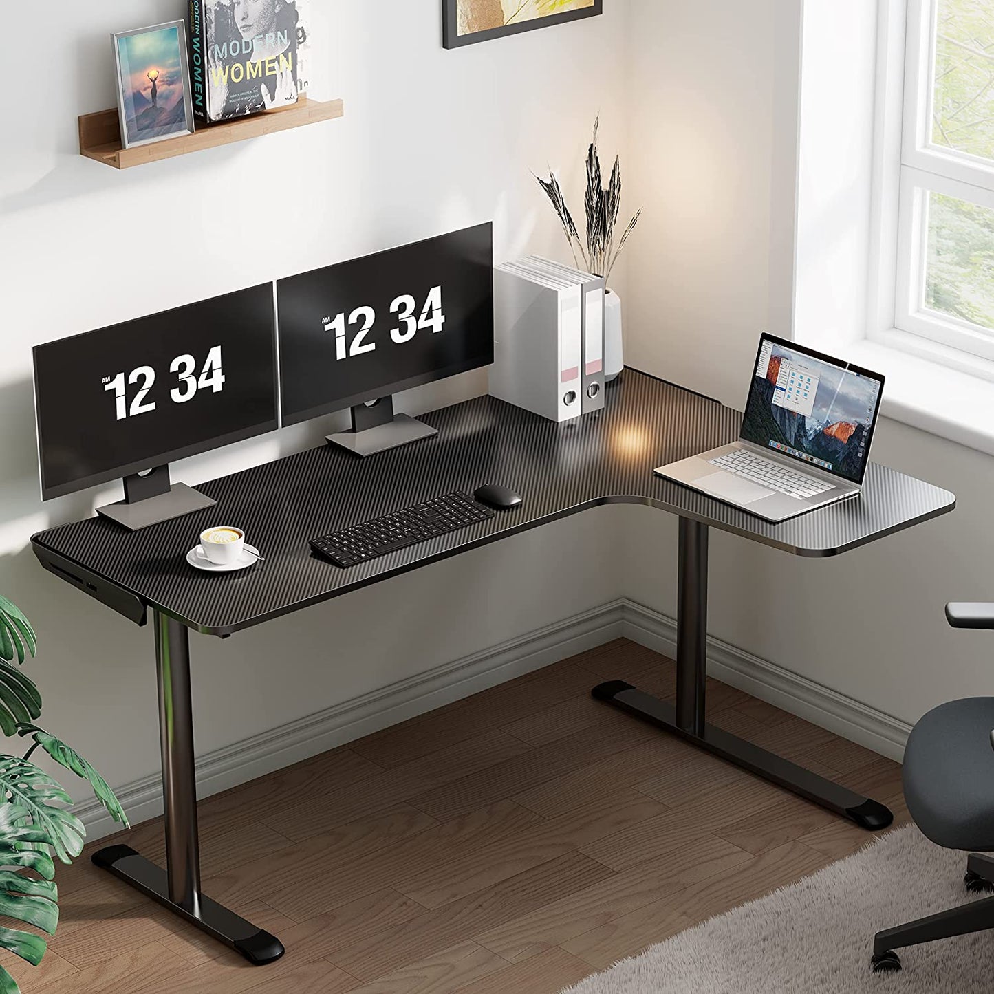 Elevate Your Gaming Experience with the 60" L Shaped Gaming Desk – Ultimate Style and Functionality for Home Offices!