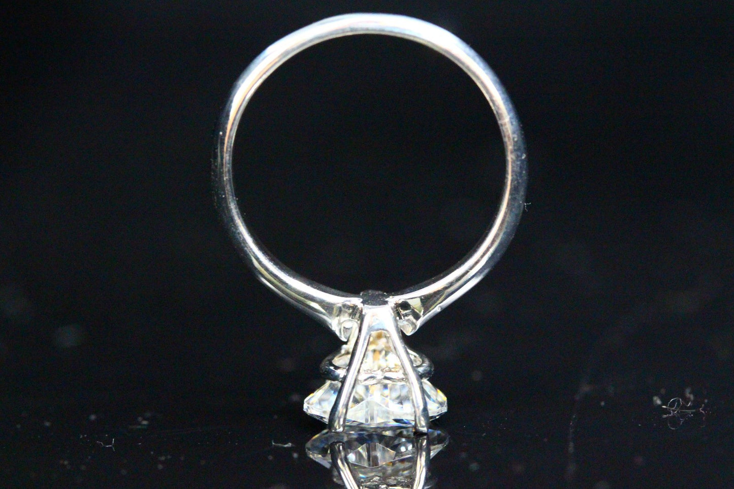 3.50 Ct Heart Cut Solitaire Engagement Wedding Promise Ring Solid 14K White Gold