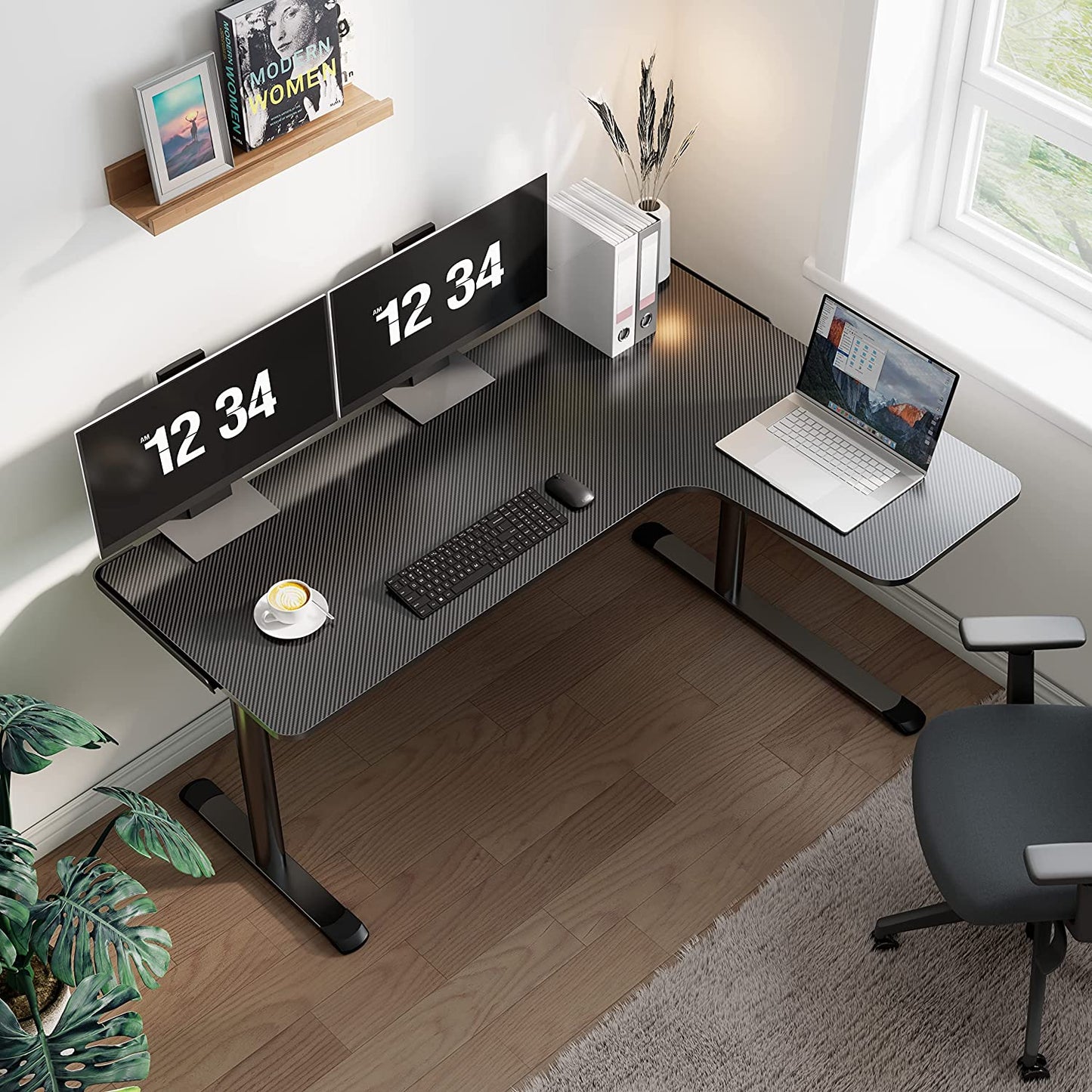 Elevate Your Gaming Experience with the 60" L Shaped Gaming Desk – Ultimate Style and Functionality for Home Offices!