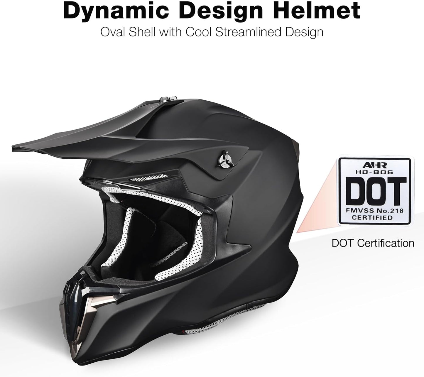 Get Ready to Ride! 🏍️💨 Check Out Our DOT Approved Full Face Offroad Dirt Bike Helmet for Ultimate Protection in Motocross, ATV, and BMX Adventures! #DirtBike #Motocross #SafetyFirst