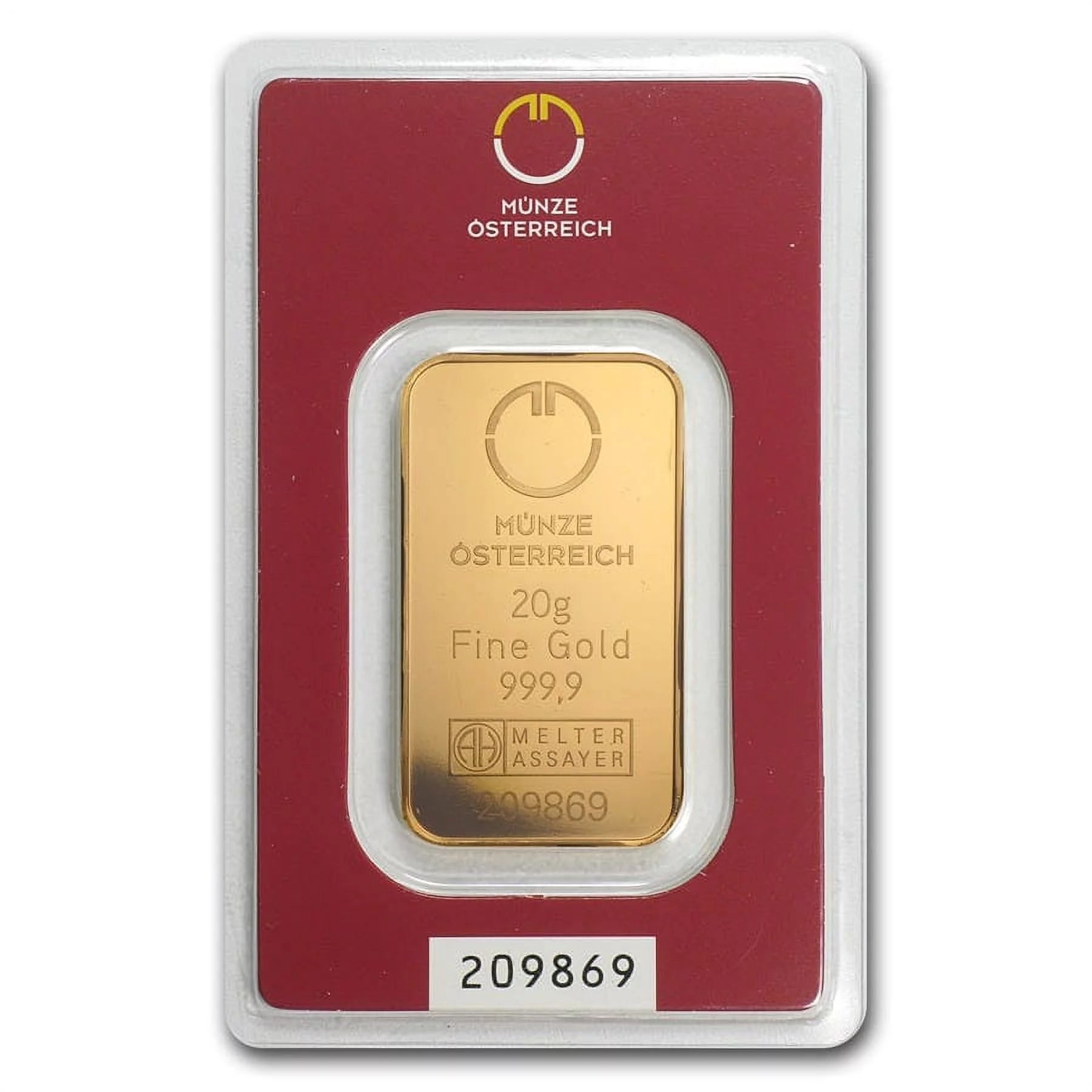 20 Gram Gold Bar - (In Assay)