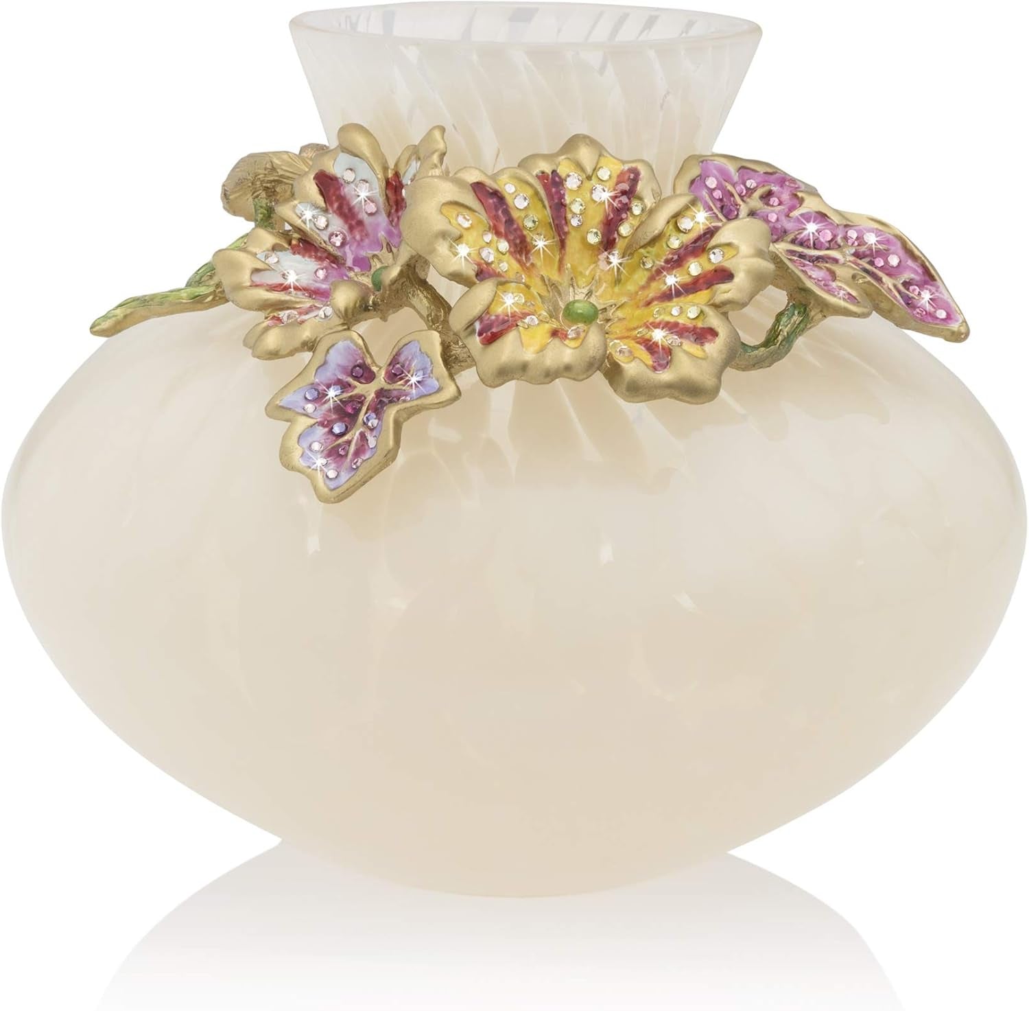 Holland Leaf and Flower Vase #SDH6634-256