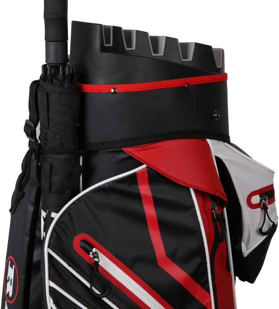Golf Premium Cart Bag with 14 Way Molded Organizer Divider Top
