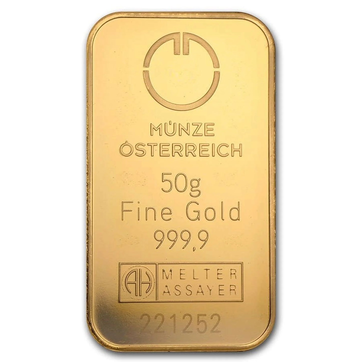 50 Gram Gold Bar -  (In Assay)
