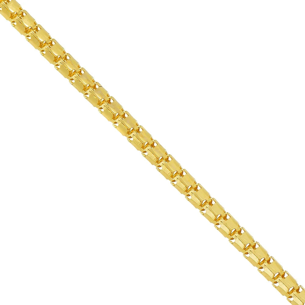 14K Solid Gold Yellow or White 1.3Mm Ice Chain Necklace with Lobster Claw Clasp- 16" 18" 20" - 2.2Gr.