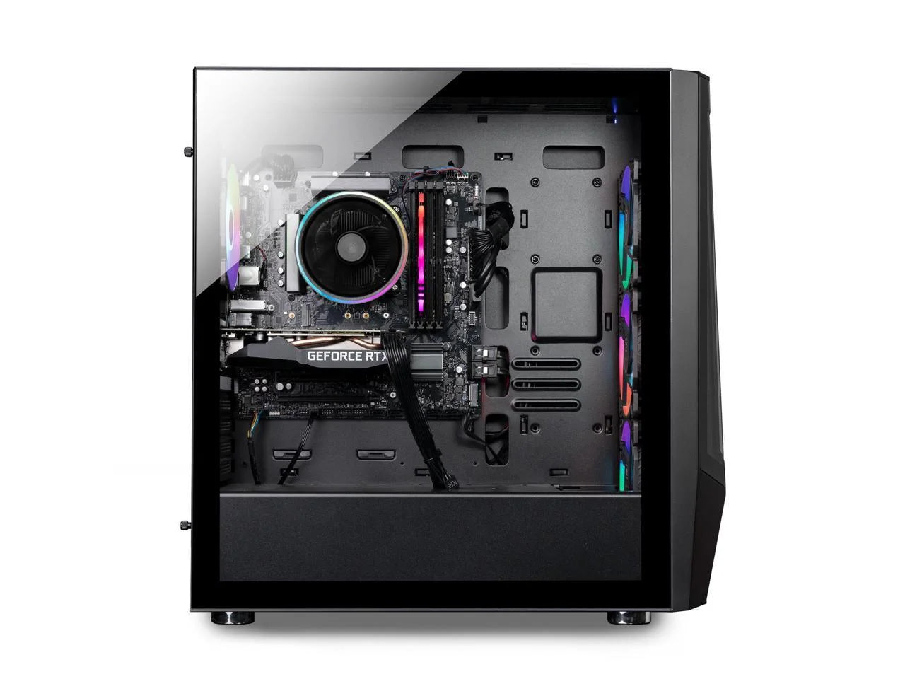 Slate 6 MESH Gaming PC Desktop - AMD Ryzen 5 7600 - NVIDIA Geforce RTX 4060 8GB - 16GB DDR5 RGB - 500GB Nvme SSD - Slatemesha5N4601