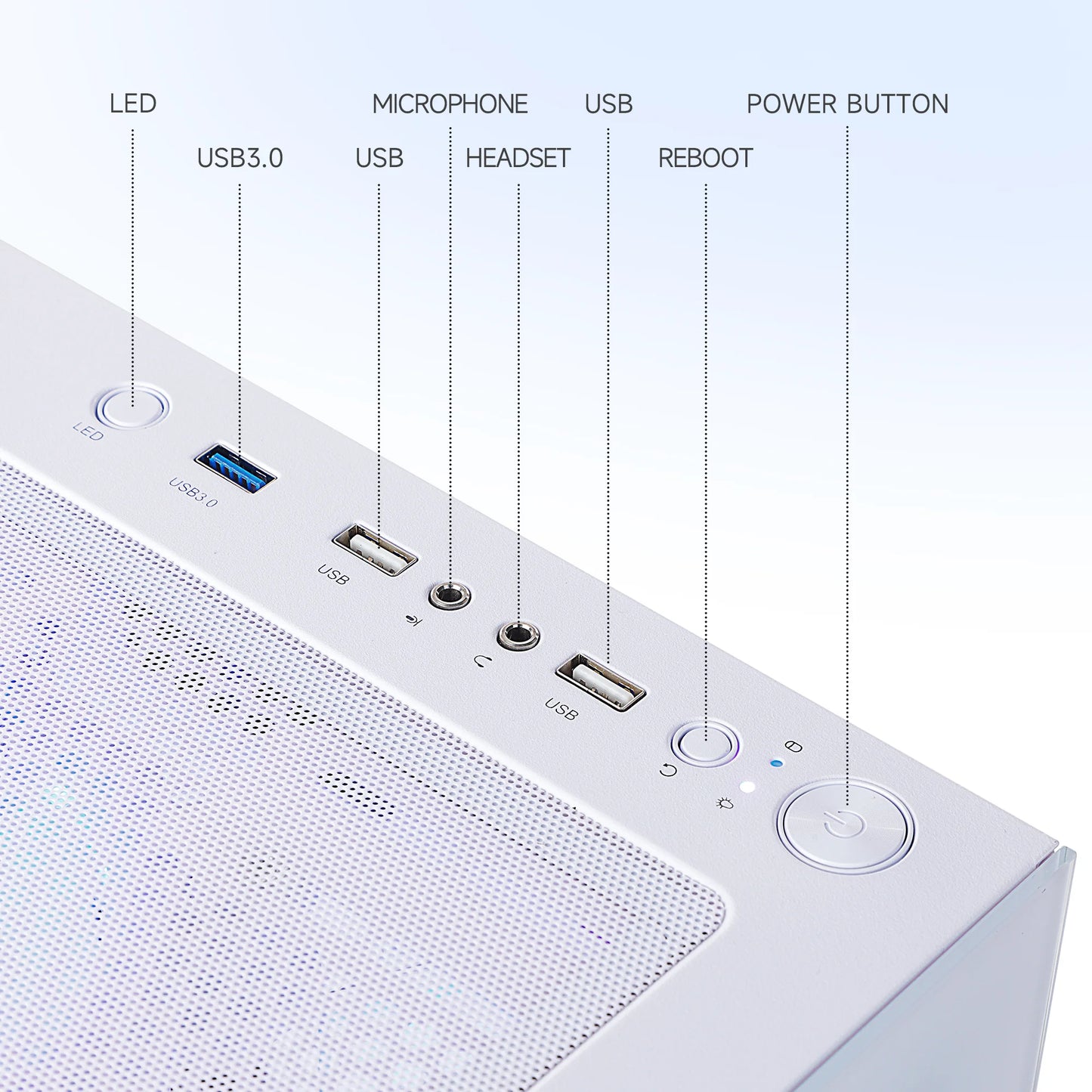 Lumishore Gaming PC AMD Ryzen 5 5600GT 16GB RAM 1TB SSD Wifi Gaming Desktop