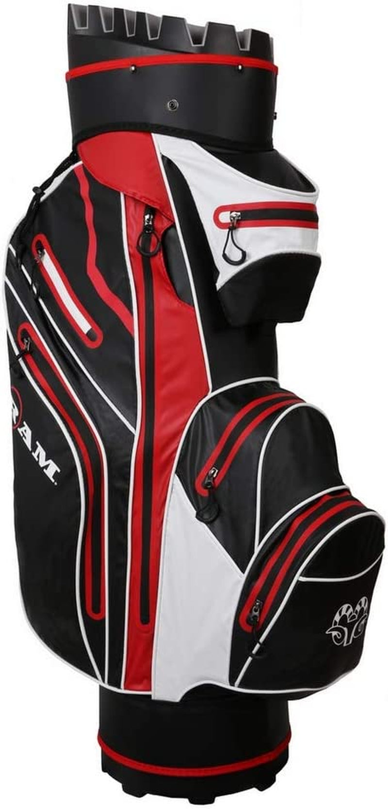 Golf Premium Cart Bag with 14 Way Molded Organizer Divider Top